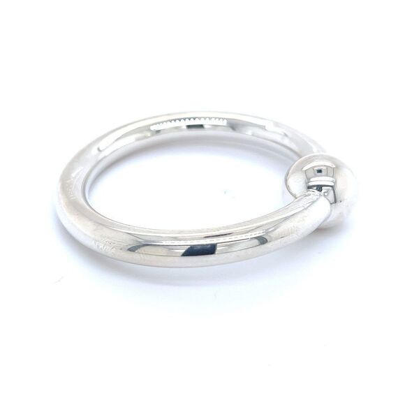 Tiffany & Co Estate Baby Rattle 2" Wide Silver TIF446 - Picture 3 of 8